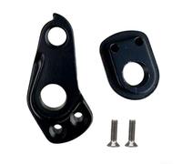 QuivyLivy Support de dérailleur arrière de vélo, alliage d'aluminium pour | Patte de dérailleur arrière de vélo en alliage d'aluminium pour hymne géant Trance REIGN, axe traversant, noir, avec boulons