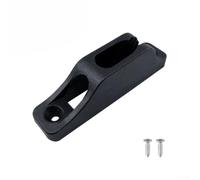 QuivyLivy Tendeur de corde, taquet autobloquant, pince de corde de 6 mm, glissière de réglage de voile, matériel de gréement de canoë, tendeur de feuille marine, raccord en nylon noir,