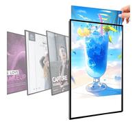 Quixnova Caisson Lumineux LED - Cadre rétroéclairé Ultra-Fin pour l'affichage d'affiches et de menus. Panneau publicitaire Lumineux Mural ou Plafond VerticalScreen-50×60cm