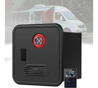 Quixnova Chauffe-Eau instantané à gaz pour Camping-Car, 6 L/Min, 55 000 BTU, Double Sortie, idéal pour Le Camping, Les Voyages, Le Lavage des Animaux, avec télécommande B