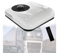 Quixnova Climatiseur de stationnement 12 V/24 V CC, climatiseur de Toit pour Camping-Car, remorque, télécommande Intelligente, économie de Carburant Uniquement, Refroidissement,24V