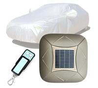 Quixnova Housse de Voiture Solaire Automatique avec télécommande, abri Portable Contre Le Soleil et Les intempéries, Protection extérieure intégrale pour berline, SUV et monospace YM-C