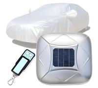 Quixnova Housse de Voiture Solaire Automatique avec télécommande, abri Portable Contre Le Soleil et Les intempéries, Protection extérieure intégrale pour berline, SUV et monospace YXXL-B