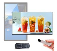 Quixnova Lecteur multimédia publicitaire USB pour Restaurants, cafés, Salons de Coiffure et boutiques, Compatible avec Les écrans d'affichage Dynamique, Lecture en Boucle, Installation Facile 49inch