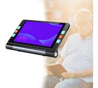 Quixnova Loupe numérique de 8 Pouces, loupe vidéo électronique Portable, Aide à la Lecture avec contrôle du Zoom sur écran Tactile et Gel de l'image en Direct pour malvoyants, Basse Vision