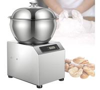 Quixnova Pétrin électrique 8 kg - Pétrin Rotatif à Rotation Avant/arrière, en Acier Inoxydable Pétrin électrique pour Restaurants, boulangeries, pizzerias, 1400 TR/Min
