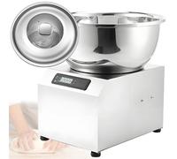 Quixnova Pétrin électrique Professionnel, Grande capacité 5 kg/8 kg, pétrin à Double Rotation, pétrin à pâte avec minuterie de 0 à 30 Min, pour Restaurant, Pizzeria, Boulangerie 5kg