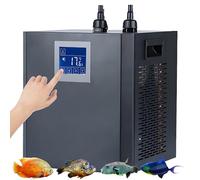 Quixnova Refroidisseur d'aquarium 300 L, 600 W, 1/3 CV, équipement hydroponique avec Tuyau et Pompe à Eau pour Aquariums familiaux, Fruits de mer, marchés et hôtels.