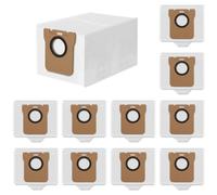Quixotical 10 Pièces Sacs à Poussière 3L Compatibles avec Dreame L10/L10s/L20 Ultra, Xiaomi X10/X10+/S10/S10+/S10 Pro Robot Aspirateur
