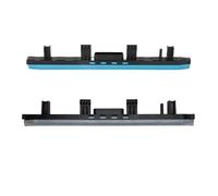 Quixpszto Pièces de Rechange for raclettes en Caoutchouc, compatibles avec Les raclettes de Sol Karcher BR 30/4C FC Series BR30 (4.777-008.0, Bleu et Noir, Lot de 2)