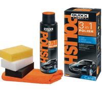 QUIXX Polish 3in1 Kit 500ml Auto-Politur Voiture Soin pour Peinture Métal Phares