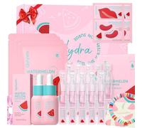 QUIYUM Pink Watermelon & Niacinamide Trio Coffret cadeau de soins de la peau pour hydrater, raffermir la peau et l'radiance Boosting Kit de soins de la peau pour femmes et filles | Avec extrait de