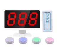 Quiz Answer Buzzer sans fil - Modes de jeu, portée de 100 m, télécommande pour compétitions en t apprentissage interactif