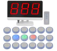 Quiz Buzzer Système sonore avec télécommande et moniteur, 4 à 10 boutons de réponse pour jeux interactifs, concours éducatifs, 10 boutons