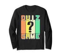 Quiz Couleurs Rétro Fan de Questions Logique Manche Longue