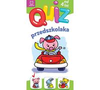 Quiz du jardin d'enfants avec un cochon de 4 ans Anna Podgórska (Buch auf Polnisch)