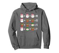 Quiz mathématique Noël Enfants Mathématiques Noël Sweat à Capuche, Unisexe pour Adultes, Asphalte, XXL