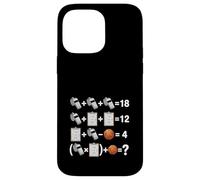 Quiz mathématiques entraîneur de Basket-Ball Coque pour iPhone 14 Pro Max