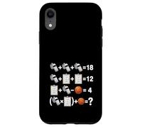 Quiz mathématiques entraîneur de Basket-Ball Coque pour iPhone XR