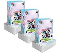 Quiz Pop sur les Paroles - Édition Années 90 et 2000 : Jeu de questions-réponses musicales amusant et nostalgique, idéal pour une soirée pop culture rétro entre ados et adultes en famille (3PCS)