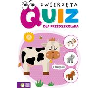 Quiz pour les enfants d'âge préscolaire Animals Collective arrangement (Buch auf Polnisch)