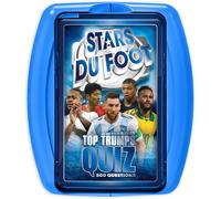 Quiz Star Du Foot - 500 Questions Illustrées - Jeu De Société - Jeu De Cartes - Format Voyage - A Partir De 8 Ans - 2 À 6 Joueurs -Version Française, Bleu[Z555]