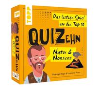 QUIZehn - Nature & Nonsens.Le Jeu rusé pour Le Top 10e Jeu de fête avec 100 Questions Fausses Quiz sur Les curiosités de Notre planète