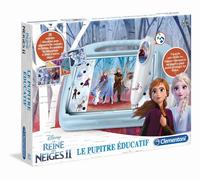 Clementoni - 52409 - Disney - La Reine des Neiges 2 - Le Pupitre Educatif - Jeu pour Enfants de 4 à 6 Ans - avec Stylo Interactif et 18 Activités développant Chiffres, Lettres, Formes, Couleurs, Etc.