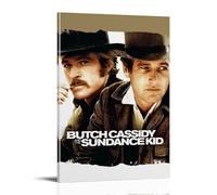 QUJIAOFUMEISUU Butch Cassidy And The Sundance Kid Poster esthétique sur toile avec cadre Butch Cassidy et le Sundance Kid 40 x 60 cm