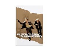 QUJIAOFUMEISUU Butch Cassidy And The Sundance Kid Poster esthétique sur toile Décoration murale sans cadre Butch Cassidy et le Sundance Kid-1 40 x 60 cm