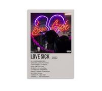 QUJIAOFUMEISUU Don Toliver Impression sur toile murale sans cadre Motif malade d'amour de luxe 30 x 45 cm