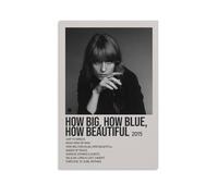 QUJIAOFUMEISUU Florence Impression sur toile « How Big, How Blue, How Beautiful » de Florence + The Machine - 30 x 45 cm - Sans cadre - How Big, How Blue, How Beautiful
