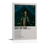 QUJIAOFUMEISUU Impression sur toile « Give Or Take by Giveon » - Impression sur toile - 30 x 45 cm