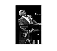QUJIAOFUMEISUU Ray Charles Impression sur toile sans cadre Charles 20 x 30 cm