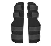 Qukaim 1 paire de protège-poignets en néoprène pour animal domestique, pour l'arthrite, la rééducation des blessures, support de jambe et protège-poignet, idéal pour les chiens, noir