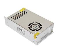 Qukaim Alimentation à découpage DC 12 V 30 A LED Adaptateur pilote d'alimentation à découpage, sortie 30 A, design compact pour bandes LED et équipements industriels, entrée 110-240 V