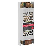 Qukaim Alimentation LED 12 V 5 A 60 W, transformateur d'alimentation ultra fin avec boîtier en alliage d'aluminium, adapté pour les applications d'éclairage LED
