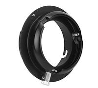 Qukaim Bague d'adaptation en alliage pour monture Elinchrom vers boîte à lumière Bowens, compatible avec diverses boîtes à lumière et lampes flash