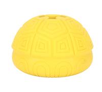 Qukaim Balle distributrice de nourriture pour chien - Grande balle de friandises en caoutchouc - Jouet interactif en forme de coquille de tortue - Jouet interactif à mâcher pour chiens