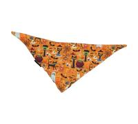 Qukaim Bavoirs pour chien d'Halloween pour chien, bandana réglable en polyester doux, idéal pour les fêtes et les voyages, divers