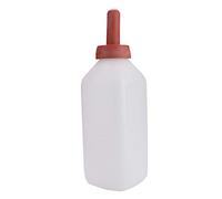 Qukaim Biberon de lait de veau de 2 L, mangeoire sans poignée, biberon d'allaitement pour bétail, facile à utiliser, idéal pour l'alimentation des veaux, plastique