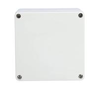 Qukaim Boîte de dérivation électrique d'extérieur en ABS, antistatique, étanche, résistante à la poussière et au feu, utilisation en extérieur, 20 x 15 x 10 cm, boîte de projet pour connexions