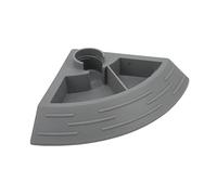 Qukaim Bol d'alimentation automatique 2 en 1 pour tortue, araignée, lézard, gris, facile à nettoyer