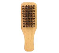 Qukaim Brosse à cheveux double face en forme de barbe, peigne à cheveux pour homme, petite taille, brosse à barbe polyvalente et brosse à raser