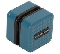 Qukaim Brosse magnétique pour aquarium, brosse magnétique flottante double face, grattoir à algues multifonction pour aquarium, design à rayures, taille mini