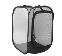 Qukaim Cage à insectes pliable en maille filet - Idéal pour les fournitures d'insectes - 30 x 30 x 45 cm