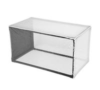 Qukaim Cage à insectes pour serre - 42 x 42 x 77 cm - Cage d'élevage pour papillons et insectes - Habitat pour plantes - Durable - Utilisation en extérieur