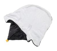 Qukaim Cape en polaire chaude en flanelle pour chien et chat, vêtement d'hiver par temps froid, taille S, vêtement confortable pour animaux de compagnie
