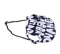 Qukaim Casquette de sport pour chien - Casquette de baseball pour chien - Visière réglable avec trous d'oreille - Protection solaire pour sports de plein air - Alphabet bleu - Taille S