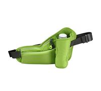Qukaim Ceinture de course à pied, sac banane d'hydratation, multifonction, étanche, réfléchissant, pour sports de plein air, vert, multicolore, 60_x_180_cm